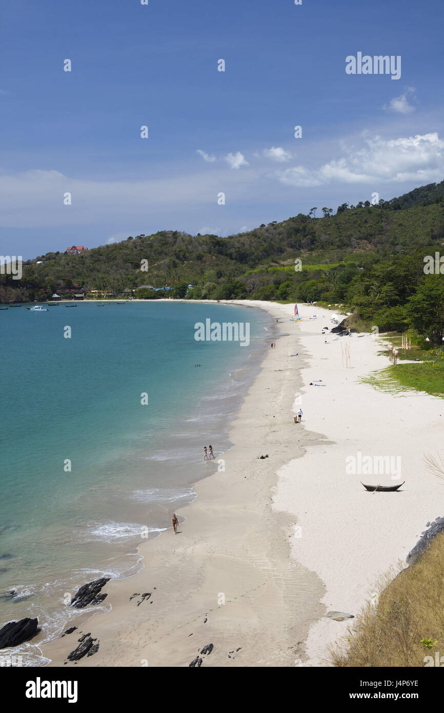 Thailand, Phang Nga Bay, Ko Lanta Island, Kantiang Strand, Stockfoto