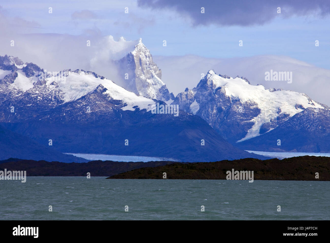 Argentinien, Patagonien, Lago Argentino, Nationalpark Batch Glaciares, Stockfoto