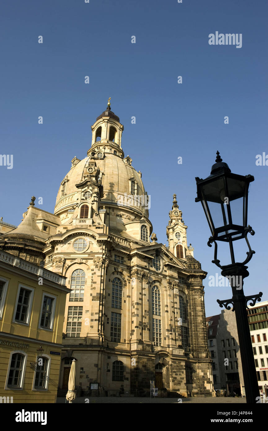 Deutschland, Sachsen, Dresden, Altstadt, Neumarkt, Frauenkirche, Stockfoto