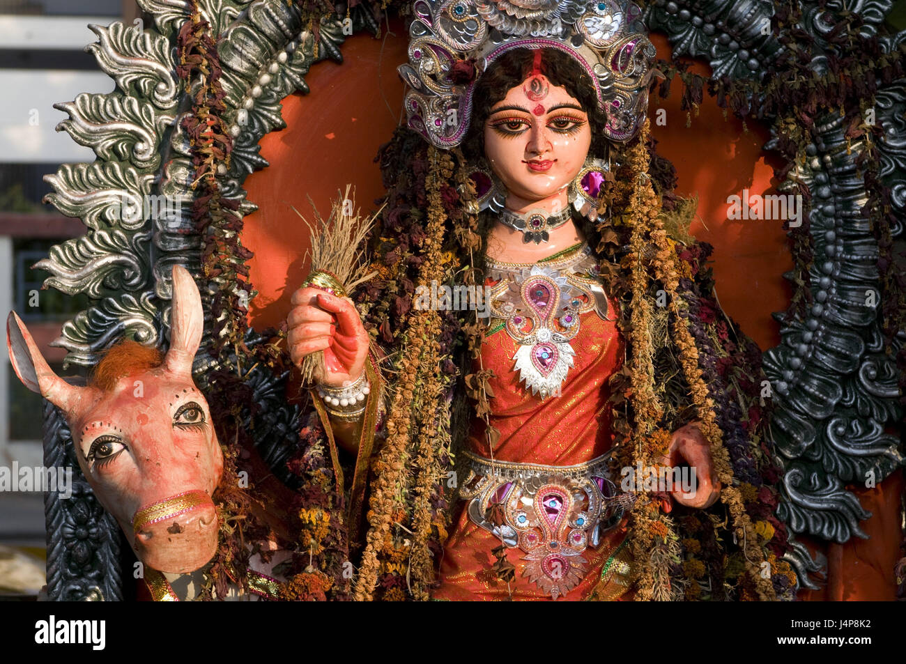 Hindu-Göttin, Kalkutta, Westen Bengali, Indien, Stockfoto
