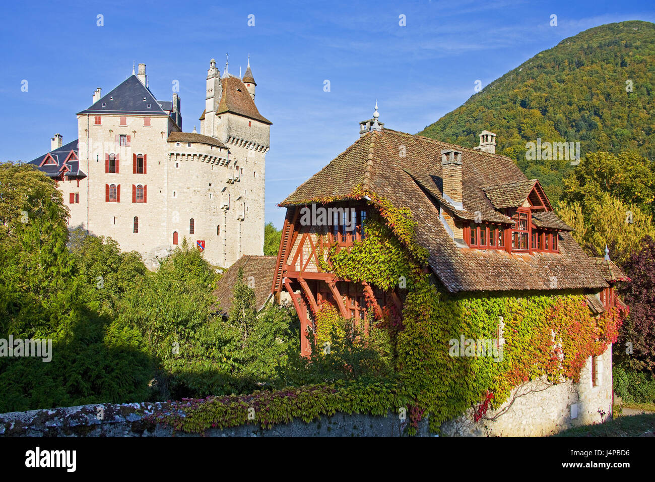 Frankreich, Schloss Menton, Stockfoto