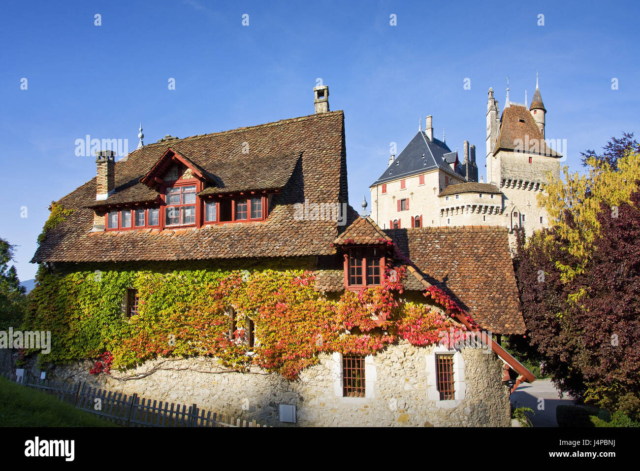 Frankreich, Schloss Menton, Stockfoto