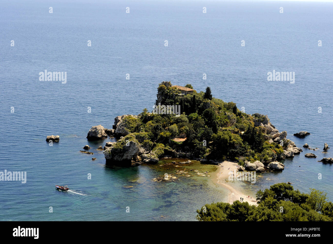 Italien, Sizilien, Küste, Isola Bella, Stockfoto