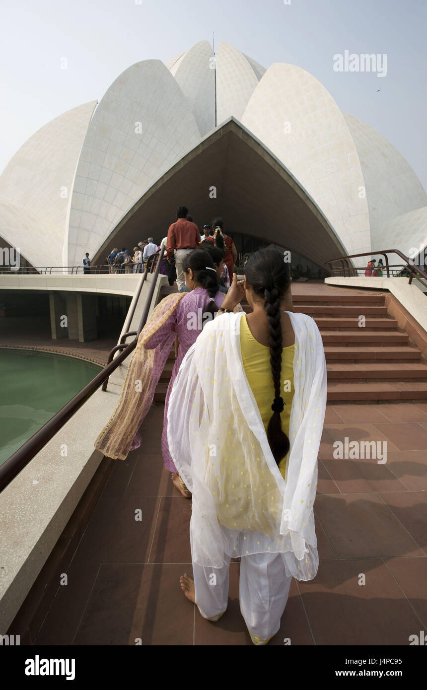 Indien, Delhi, Neu Delhi, Baha ' i Haus feiern, Lotos Tempel, Stockfoto