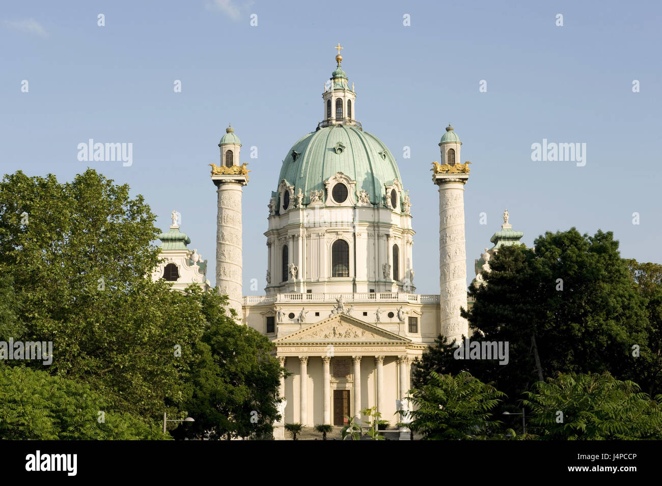 Österreich, Wien, Karl Kirche, Stockfoto