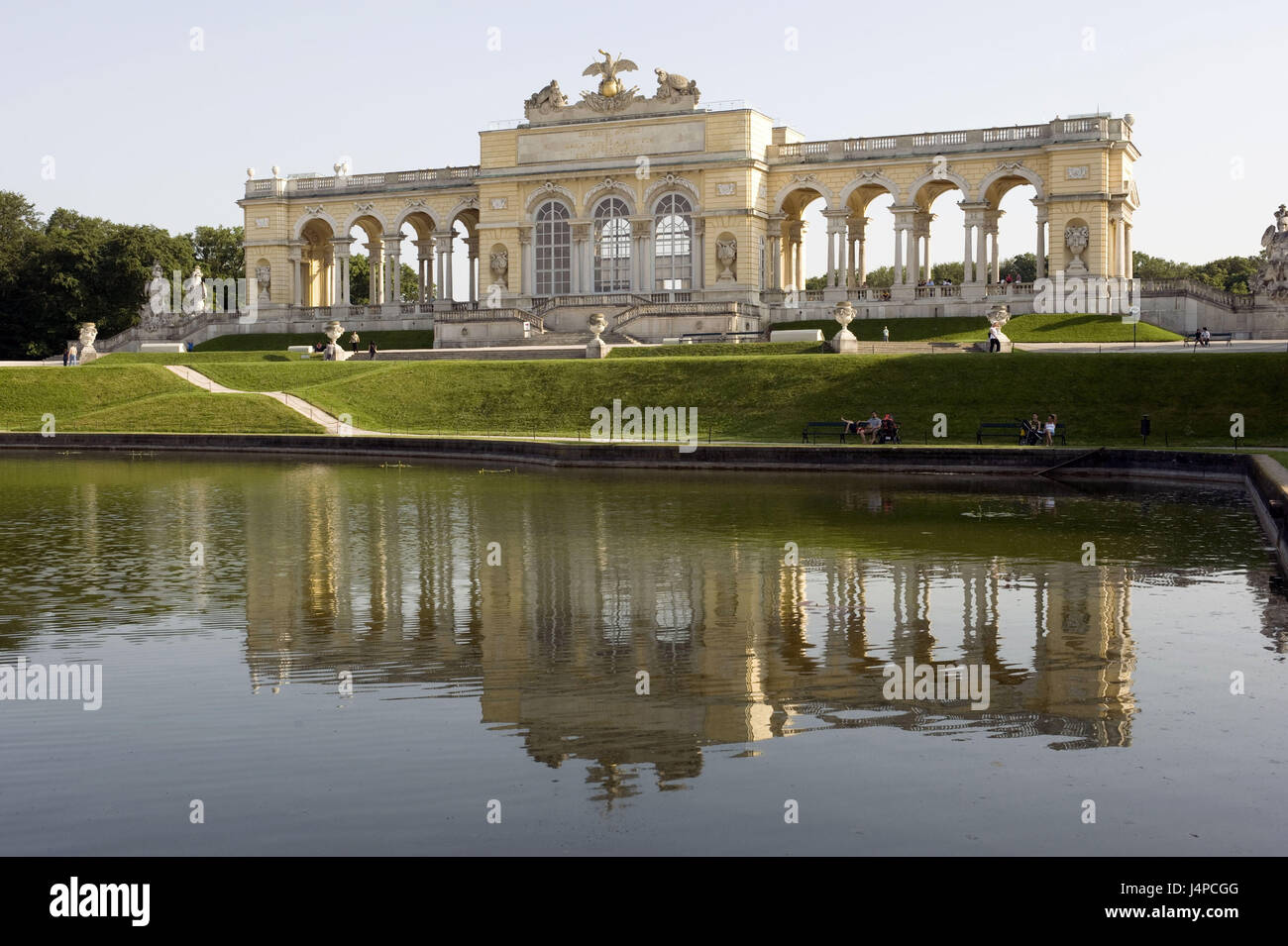 Österreich, Wien, Schloss Schönbrunn, Schlosspark, Gloriette, Stockfoto