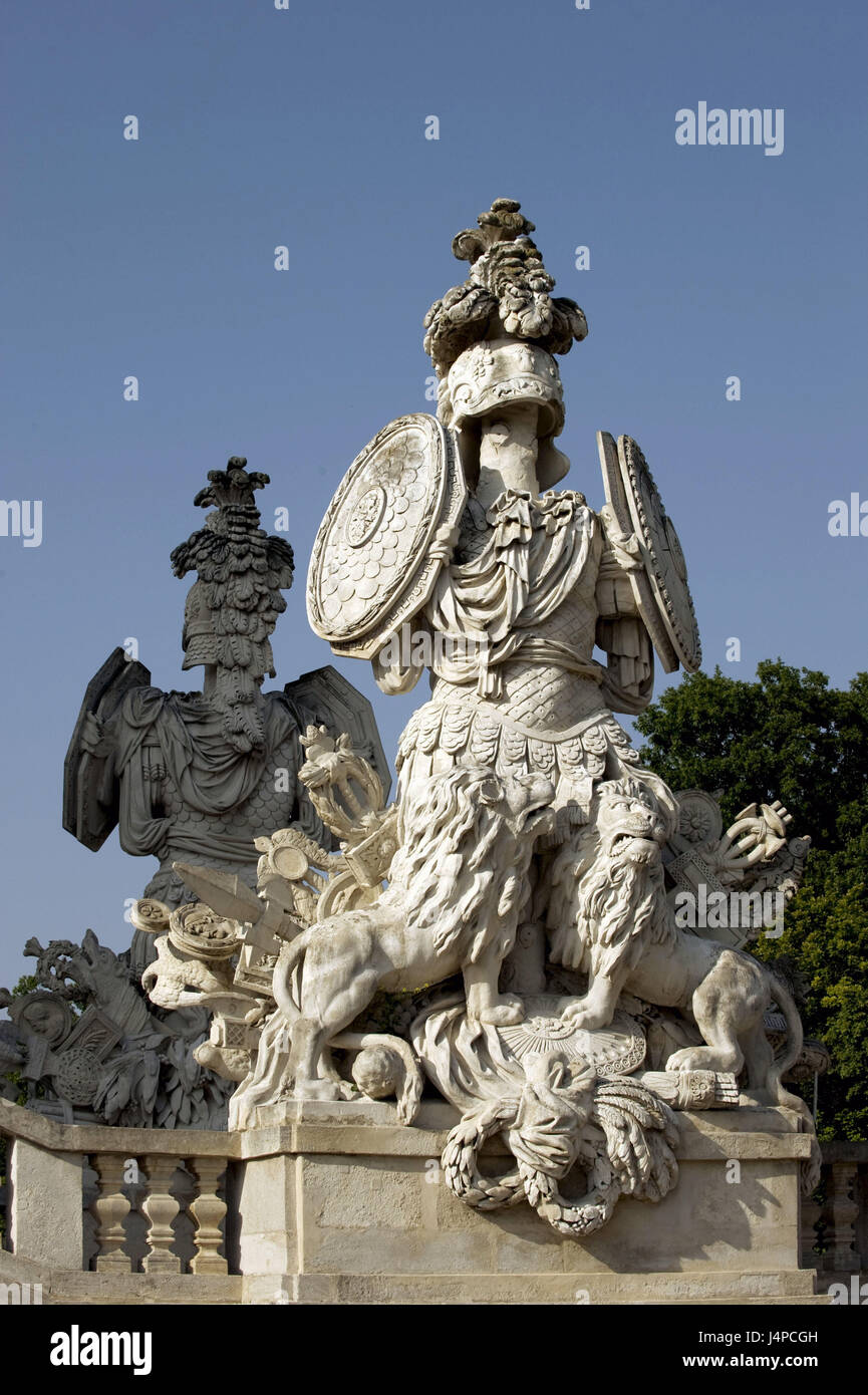 Österreich, Wien, Schloss Schönbrunn, Schlosspark, Gloriette, Stockfoto