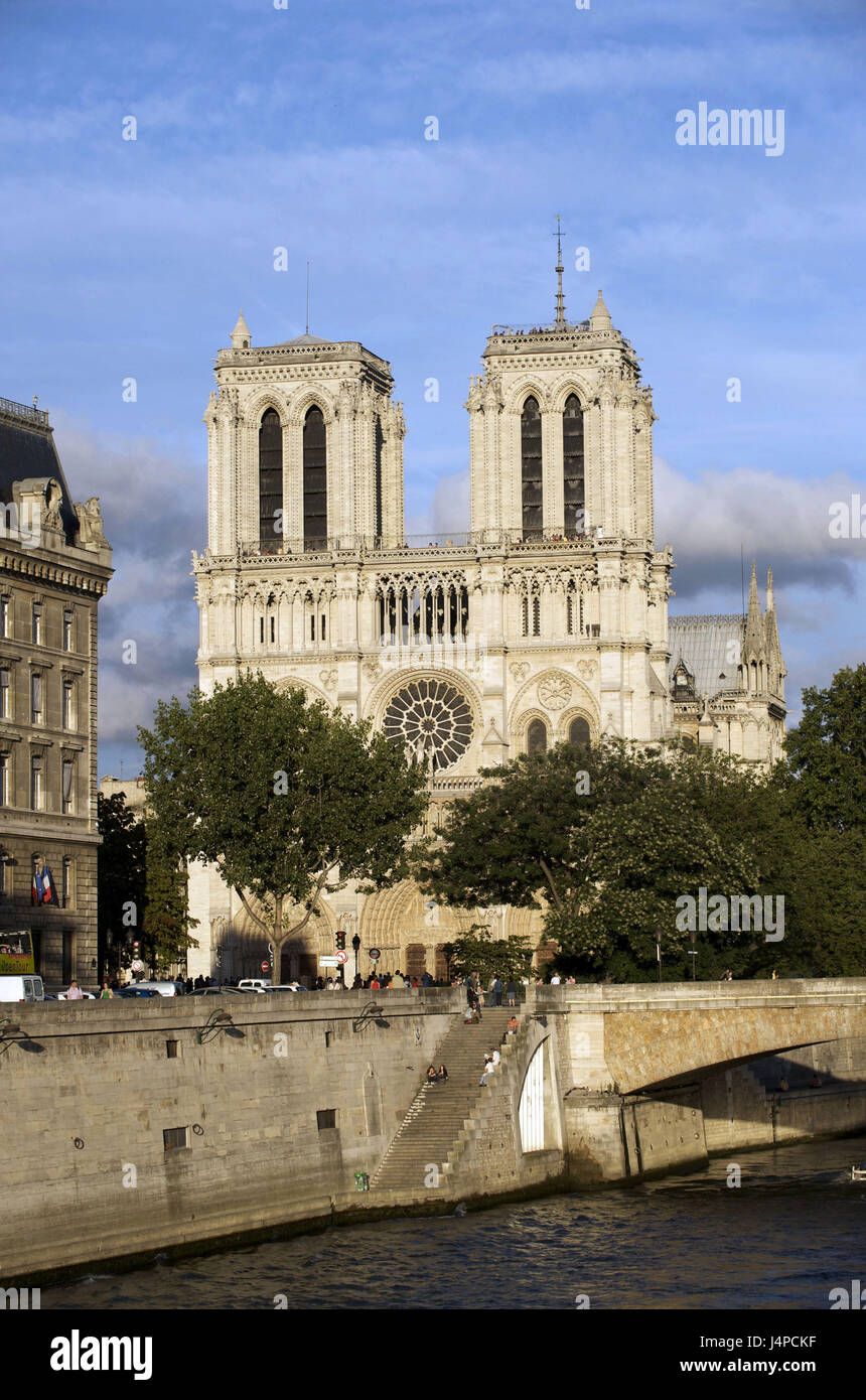Frankreich, Paris, Ile De La Cite?, Cathedrale Notre-Dame, Stockfoto