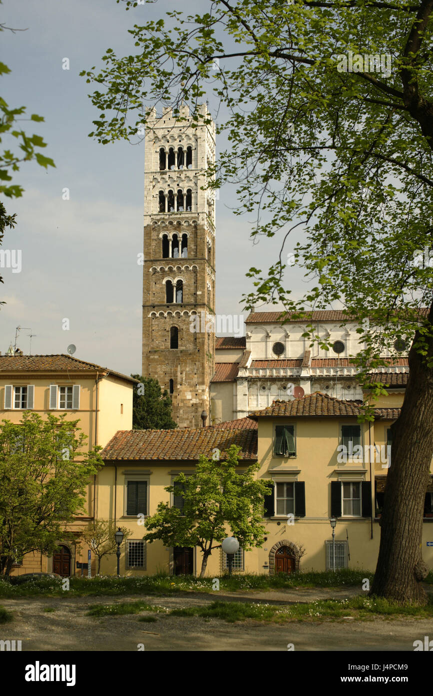 Katedrale San Martino, Lucca, Toskana, Italien, Europa Stockfoto