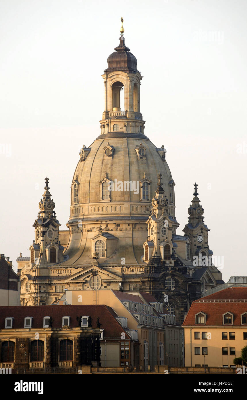 Deutschland, Sachsen, Dresden, Altstadt mit der Frauenkirche, Stockfoto