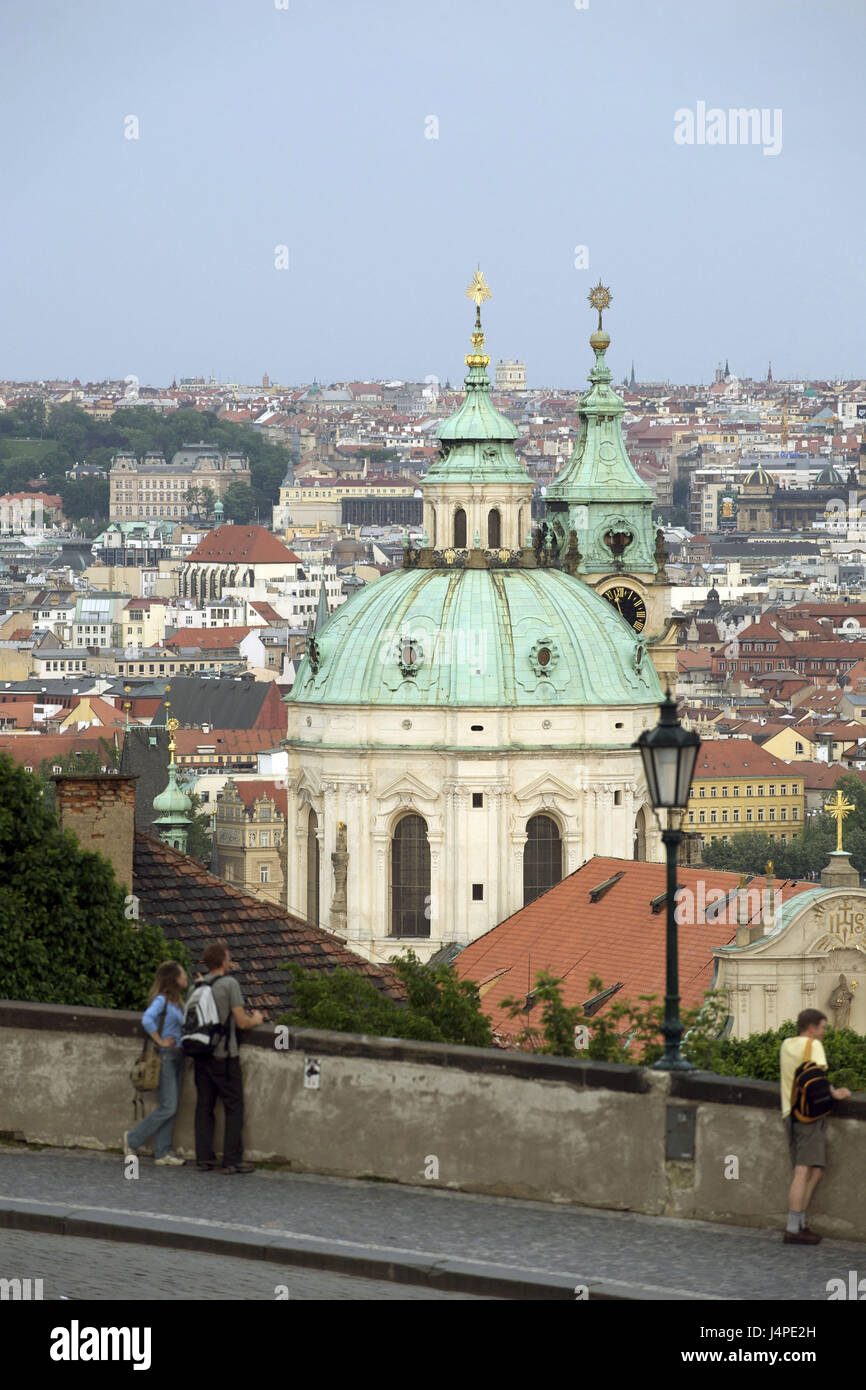 Tschechische Republik, Tschechien, Prag, Prag kleine Seite, Kirche Stück Nicholases, Stockfoto