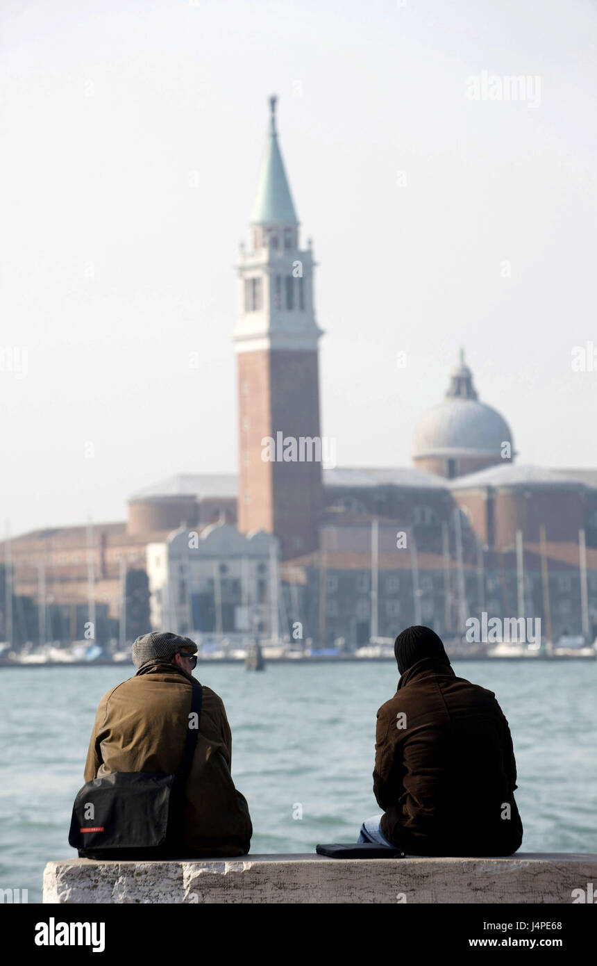 Italien, Veneto, Venedig, Kirche San Giorgio Maggiore, Stockfoto