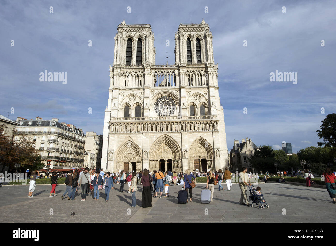 Frankreich, Paris, Ile De La Cite?, Cathedrale Notre-Dame, Stockfoto