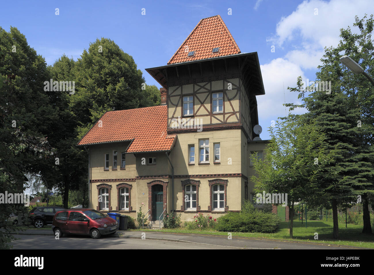 Deutschland, Dortmund, Nordrhein-Westfalen, alte Kolonie Eving, Zeche kombiniert Stein und Hardenberg, Wohnhaus, Stockfoto