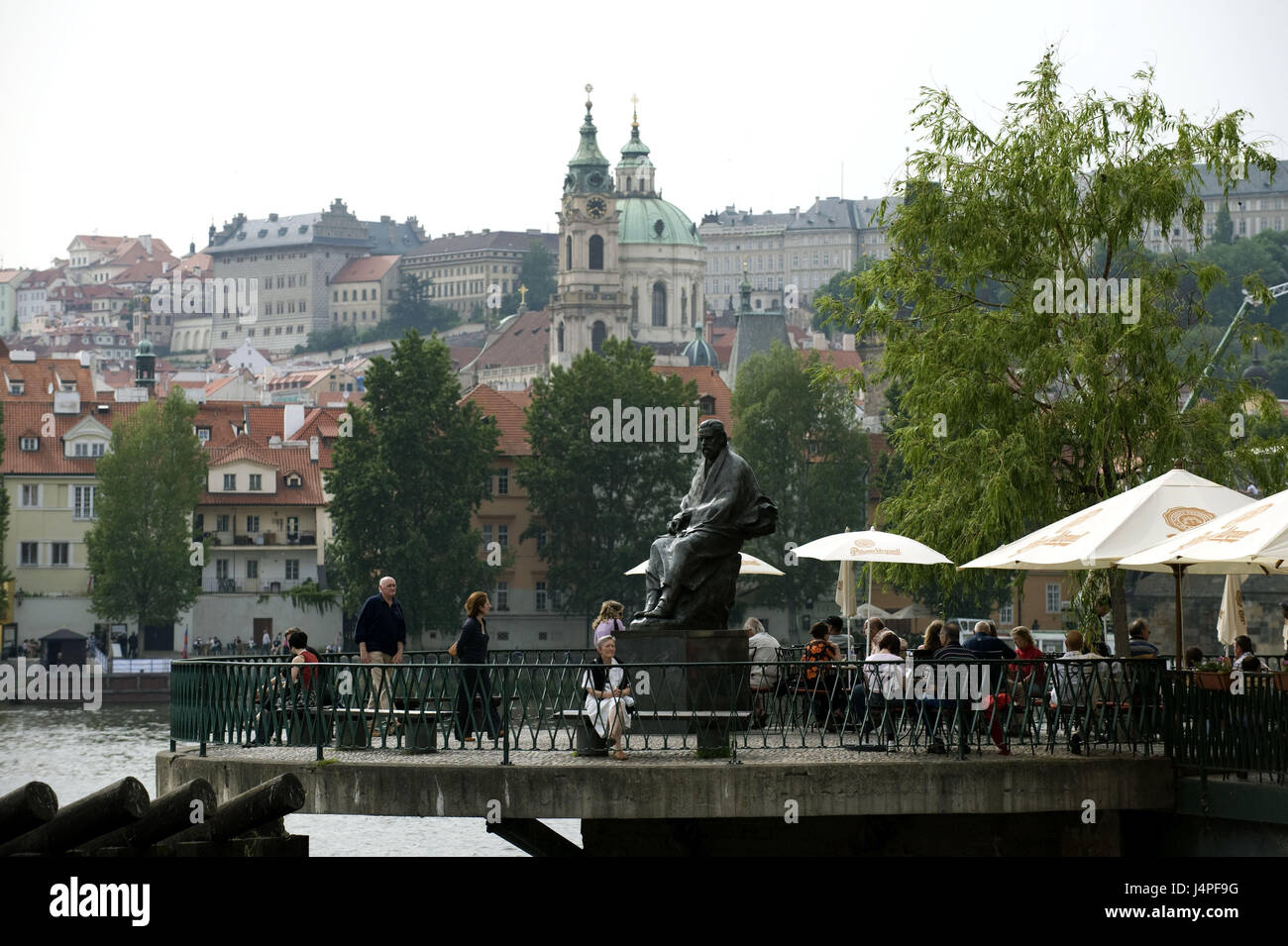 Tschechische Republik, Tschechien, Prag, Bedrich Smetana Statue, Stockfoto