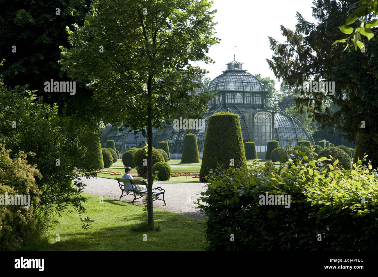 Österreich, Wien, Schloss Schönbrunn, Schlosspark, Palmenhaus, Stockfoto