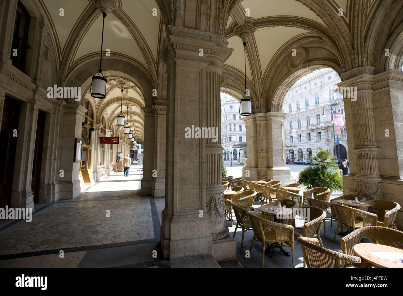 Österreich, Wien, Oper, Spielhallen, Stockfoto