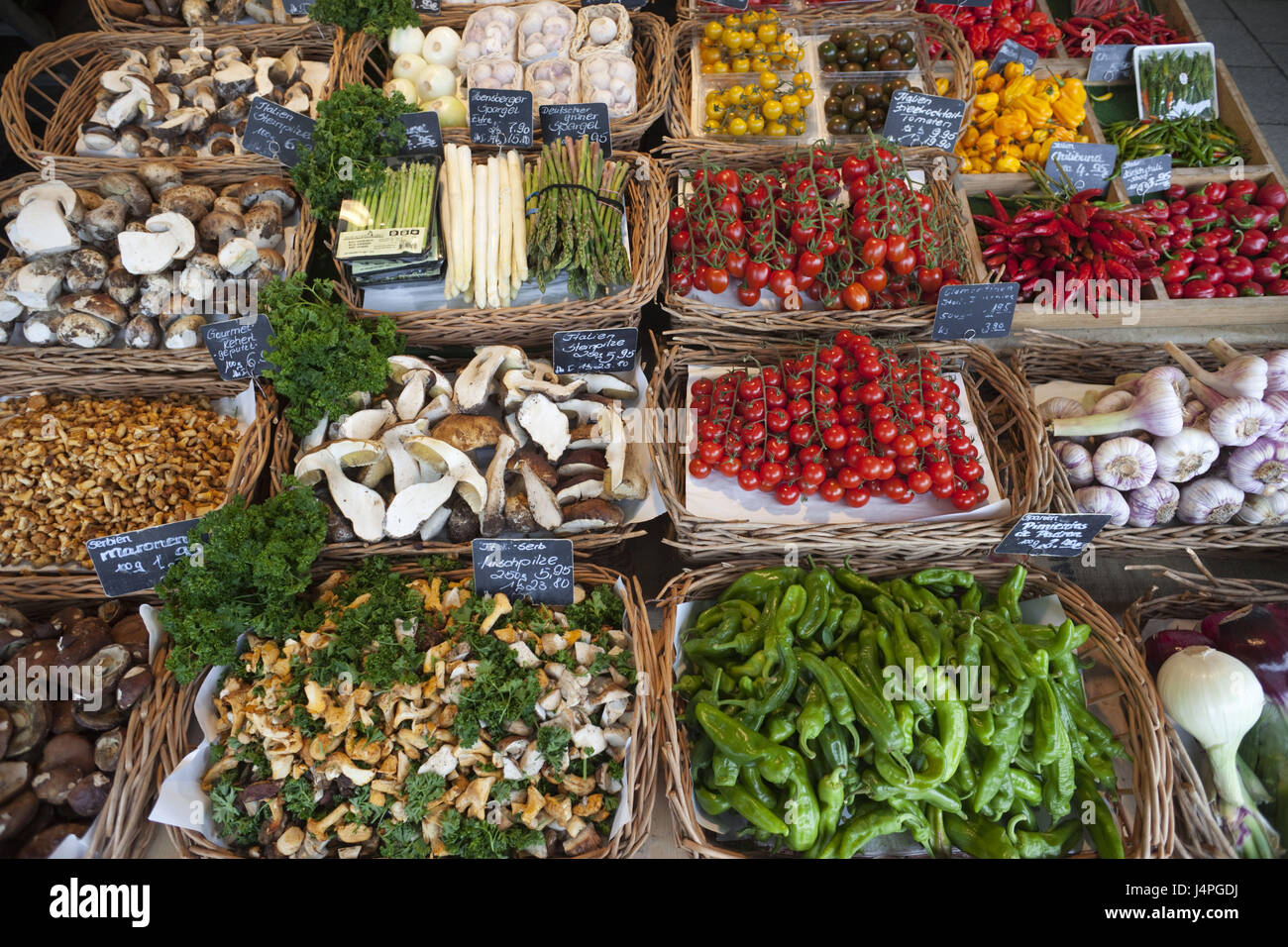 Deutschland, Bayern, München, Viktualienmarkt, pflanzliche Zustand, Stockfoto