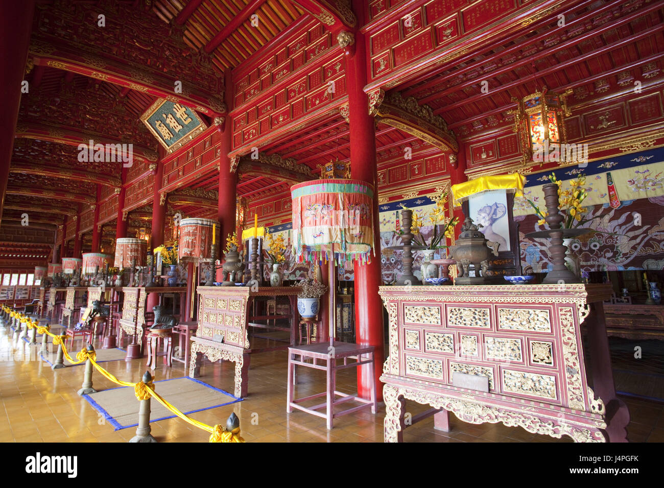 Vietnam, Gee, Festung, Mieu Tempel, Stockfoto