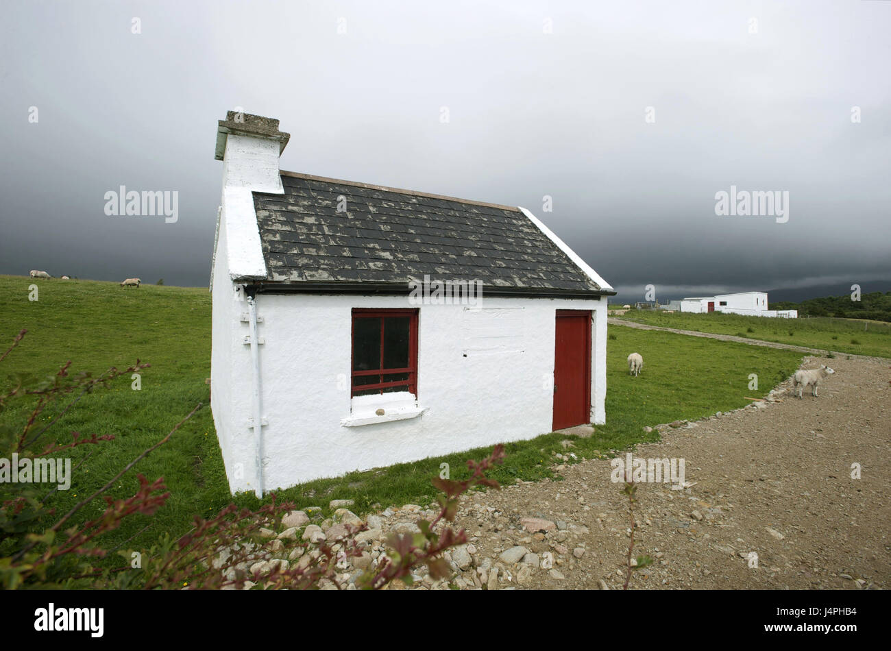 Irland, Connacht, County Mayo, Haus, Stockfoto