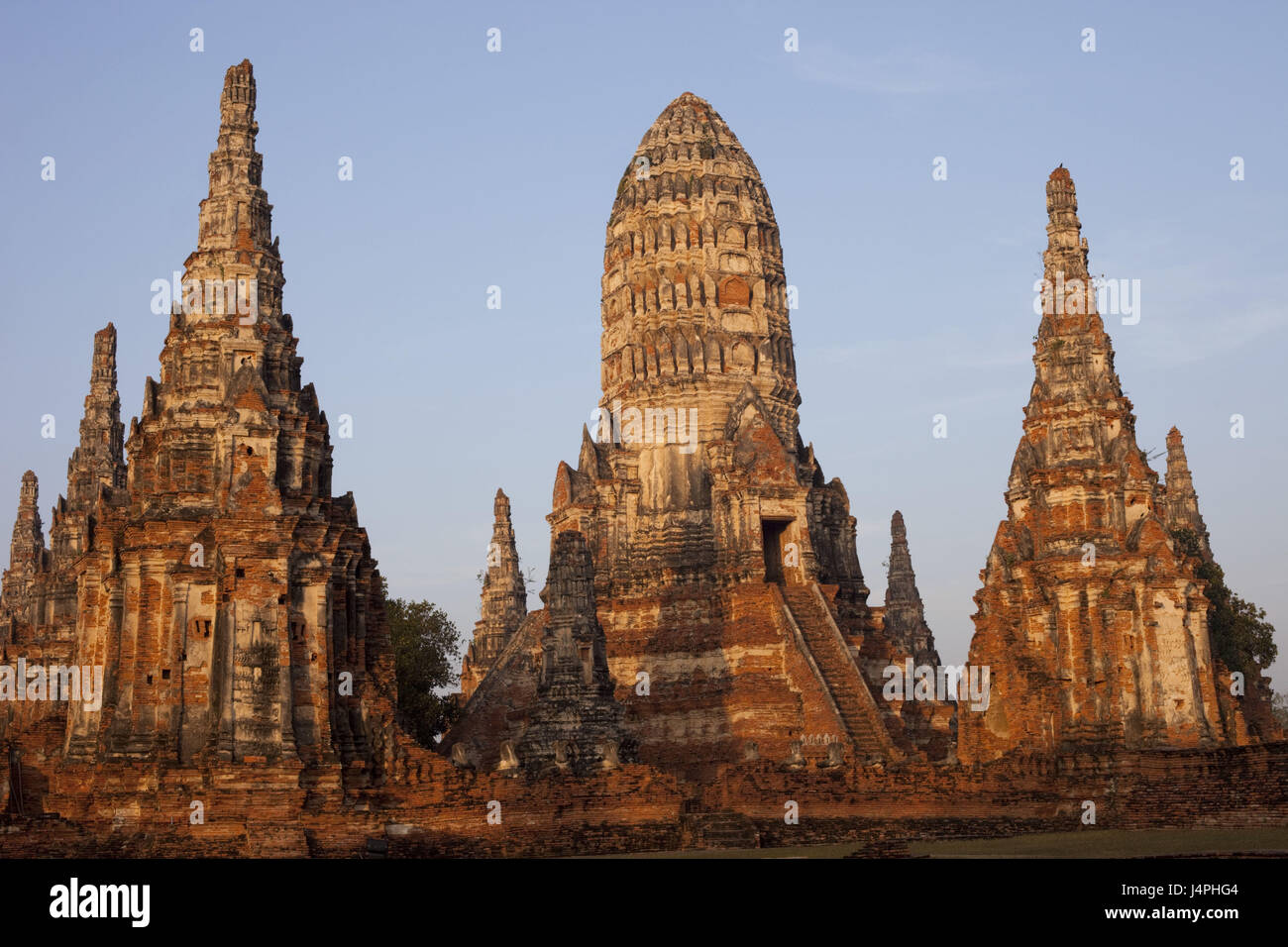 Thailand, Ayutthaya, Ayutthaya Historical Park, Wat Chai Wattanaram, Stockfoto