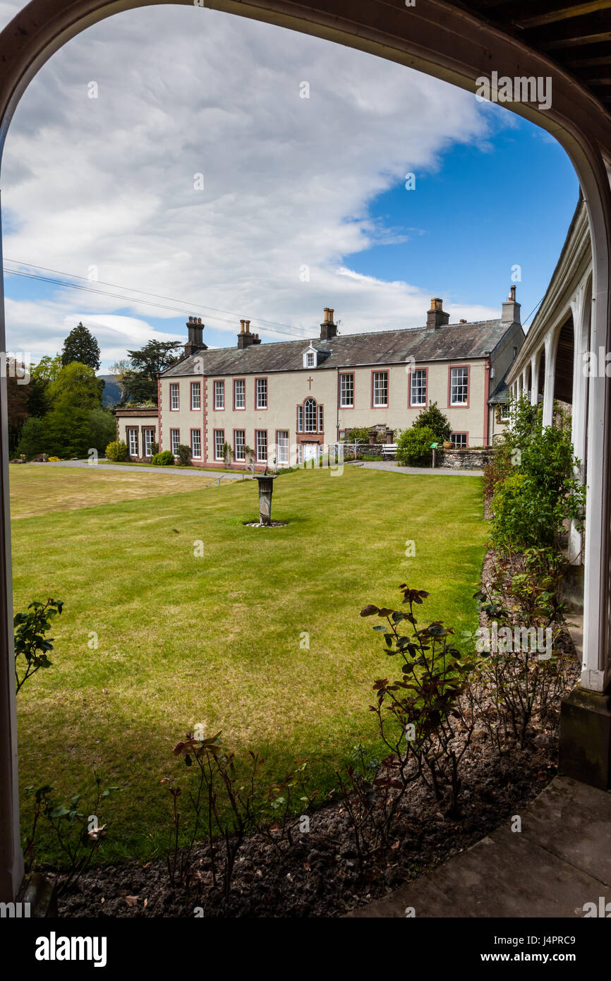 Die Poesie Fuß am Mirehouse, in der Nähe von Keswick, Lake District, Cumbria Stockfoto