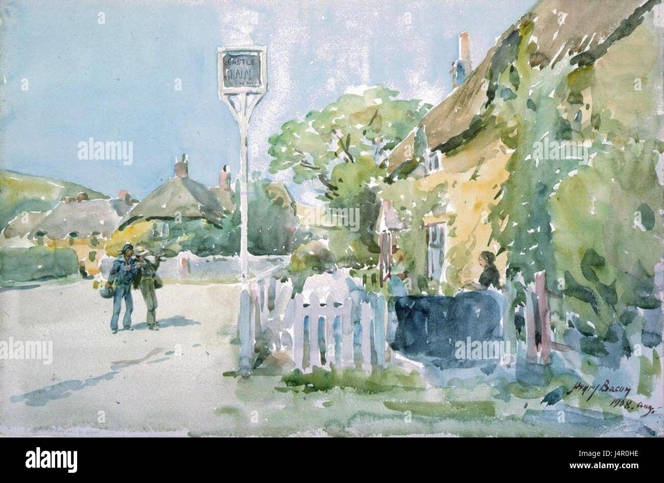 Morgen werden wir nüchtern Stockfoto