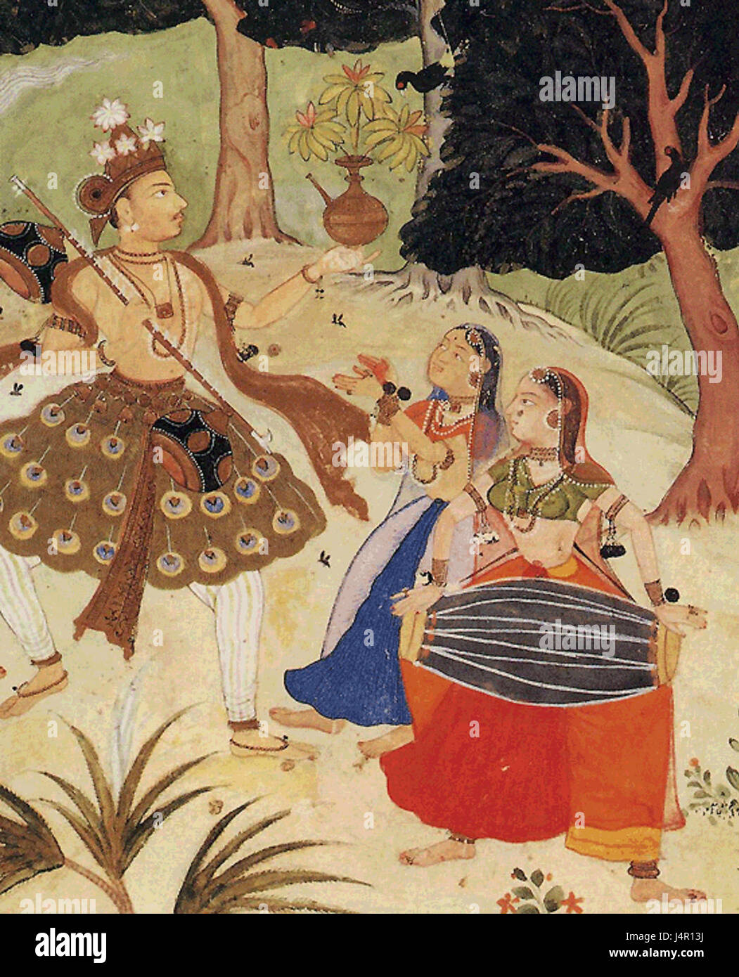 Vasant Ragini (Detail) Stockfoto