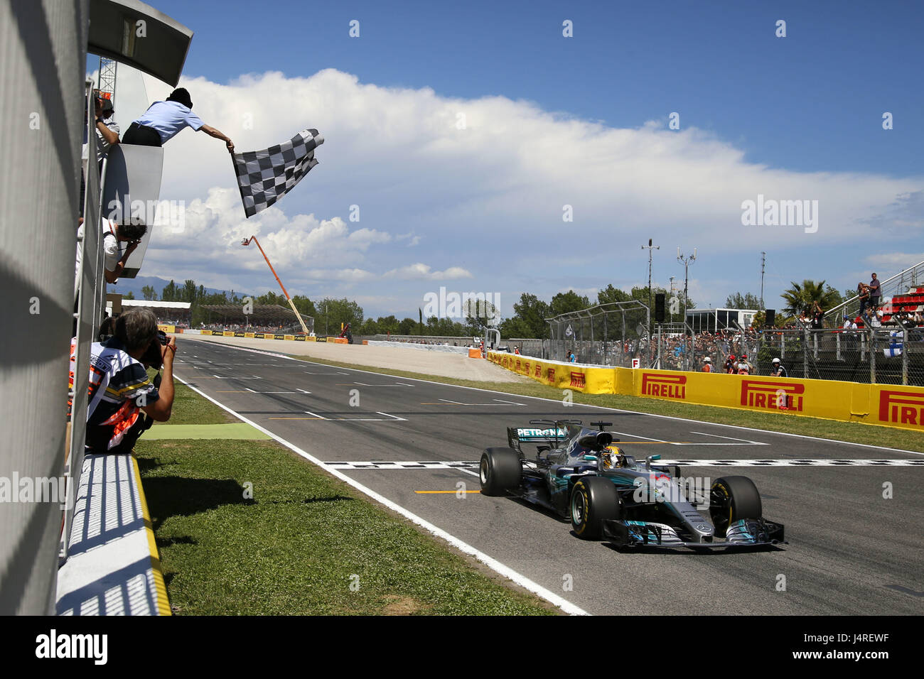 Motorsport: FIA Formel 1 Weltmeisterschaft 2017, Grand Prix von Spanien, #44 Lewis Hamilton (GBR, Mercedes AMG Petronas F1 Team), 14.05.2017. | weltweite Nutzung Stockfoto