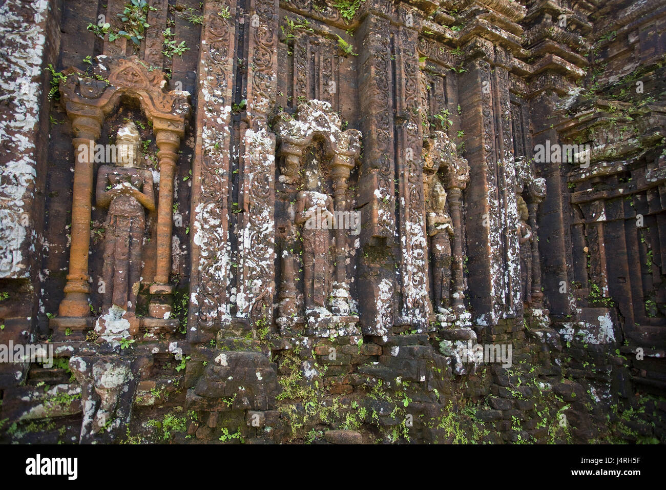 Vietnam, Mikron Sohn, Tempel der Stadt, Ruine, Detail, Stockfoto