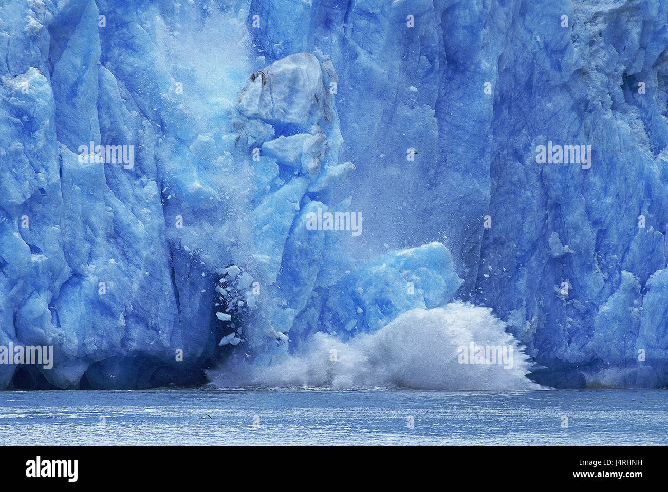Gletscher schmelzen, Treibhauseffekt, Stockfoto