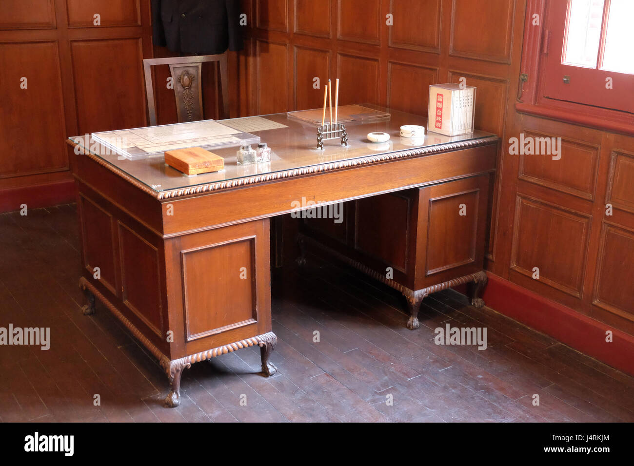 Französische Konzession, Wohnsitz von Zhou Enlai (ehemalige chinesische Premierminister) in Shanghai, China, 27. Februar 2016. Stockfoto