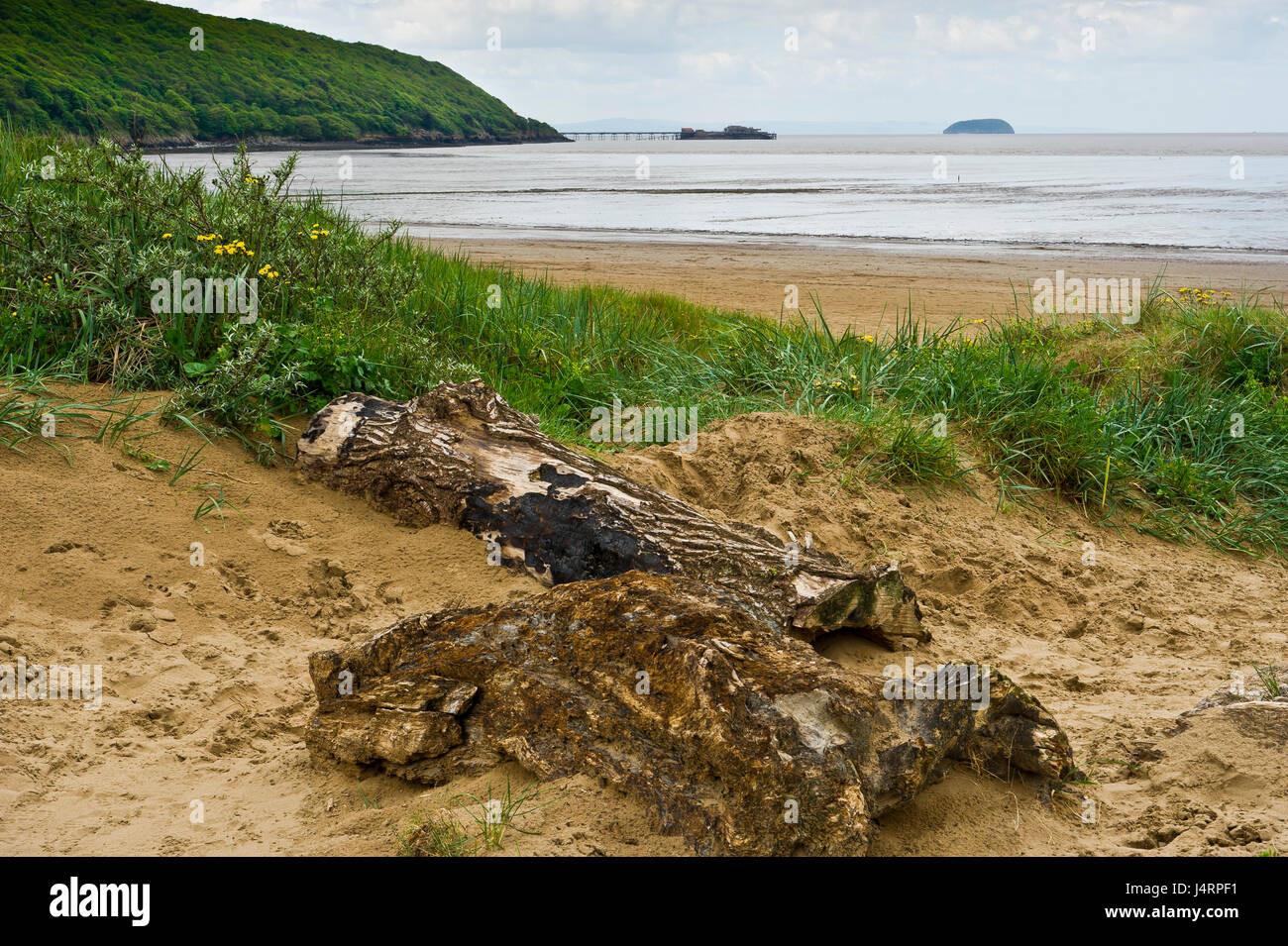 Sand Bay, Weston-super-Mare, Somerset, England Stockfoto