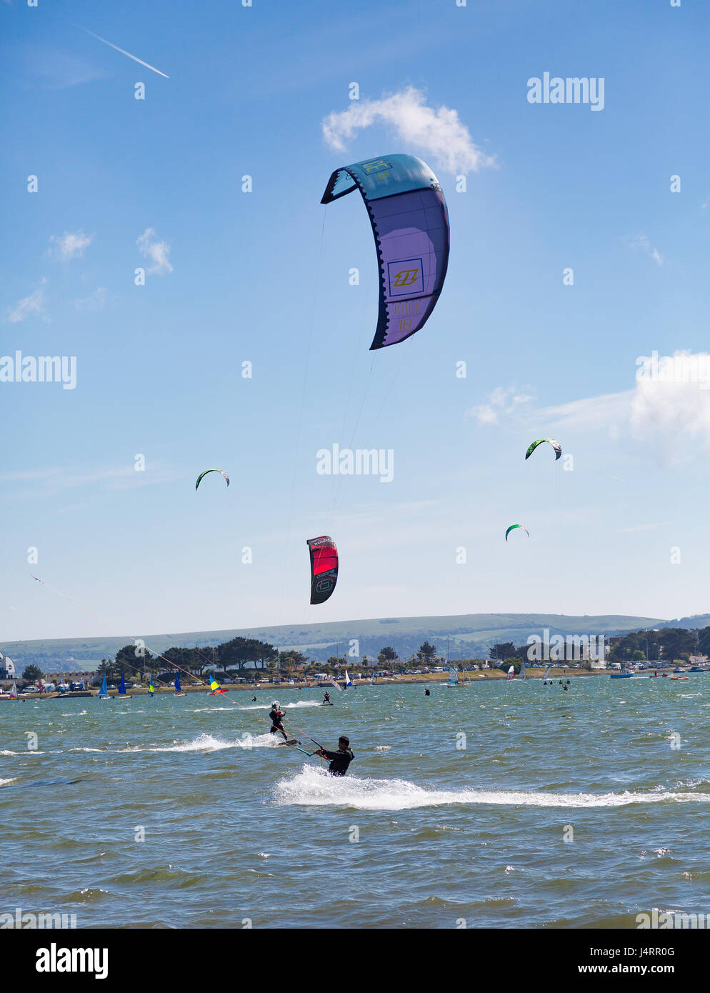 Poole Harbour Dorset, der zweitgrößte Naturhafen der Welt. Stockfoto