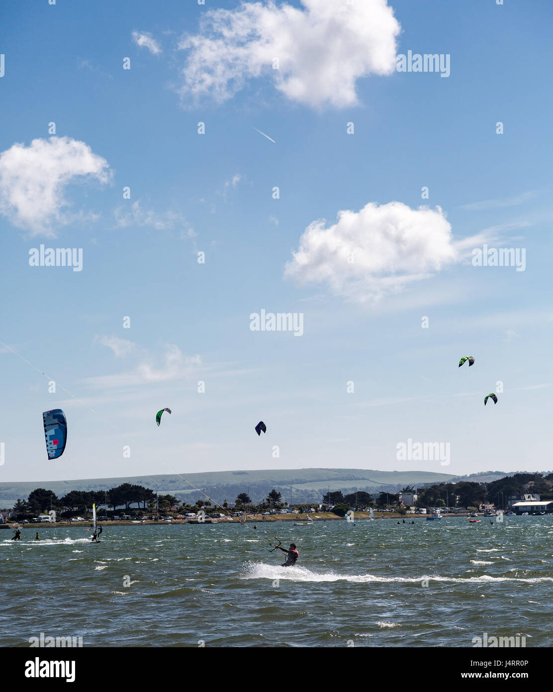 Poole Harbour Dorset, der zweitgrößte Naturhafen der Welt. Stockfoto