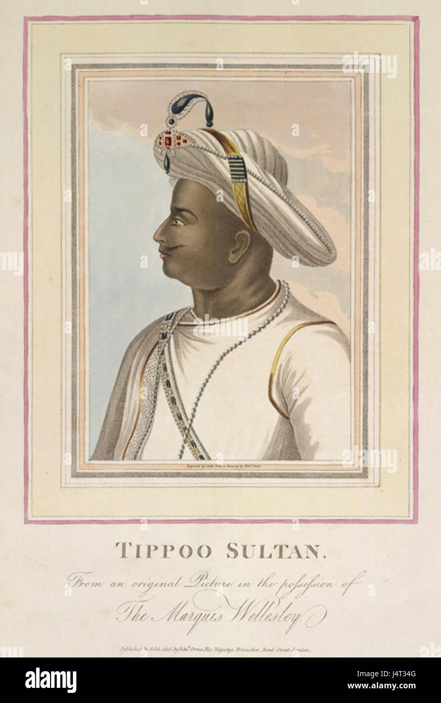 Tipu Sultan Stockfoto