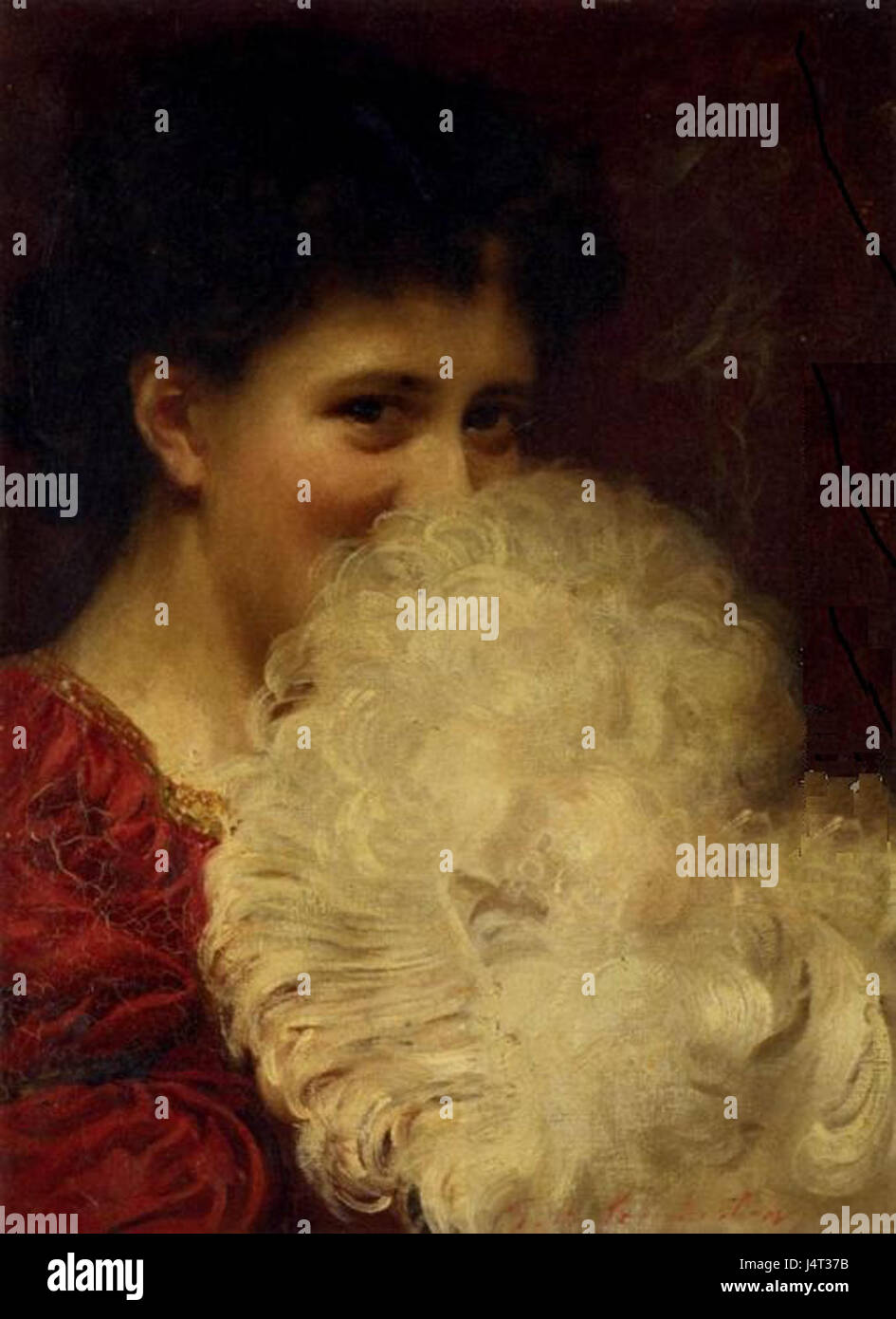 Thomas Kennington A Rauchfahne Stockfoto
