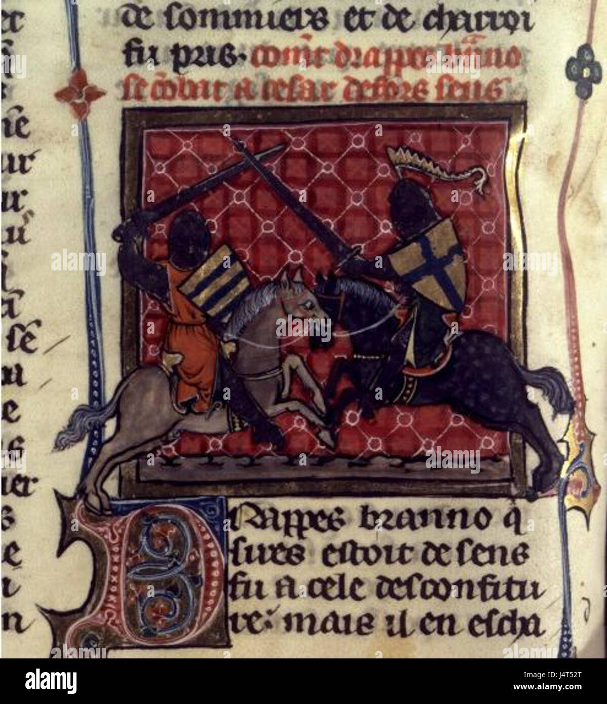 Uxellodunum war eine Festung im alten Gallien, wo der gallische Widerstand während der Gallischen Kriege 51 v. Chr. gegen Julius Caesarâ Truppen kämpfte. Stockfoto