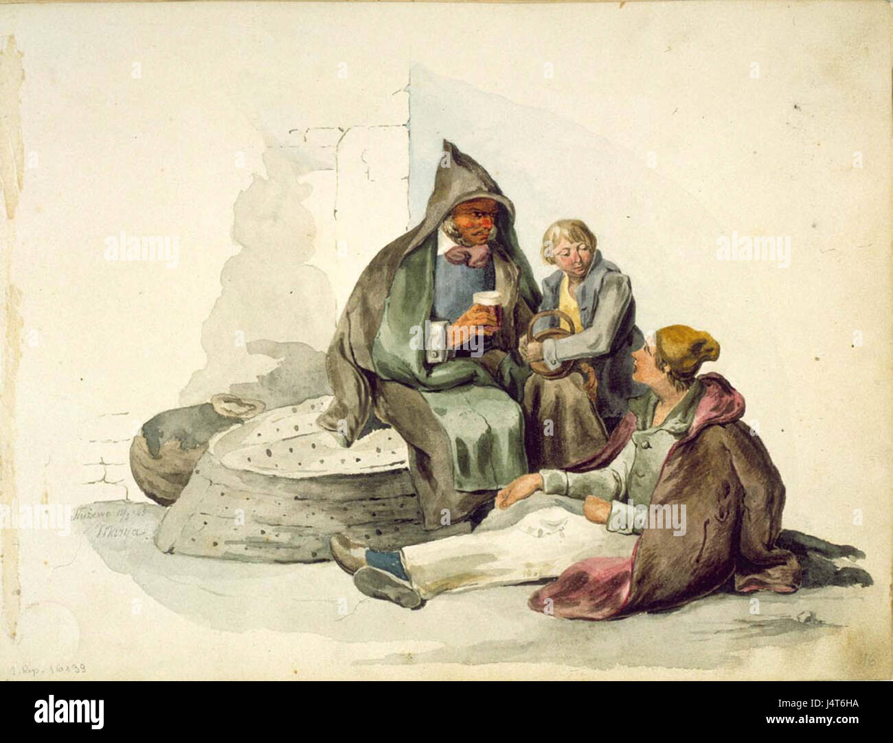 Wodzynska akwarela Stockfoto