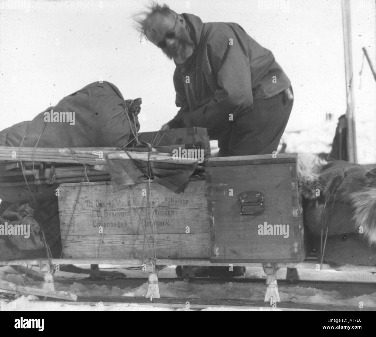 Wegener-Expedition 1930 24 Stockfoto