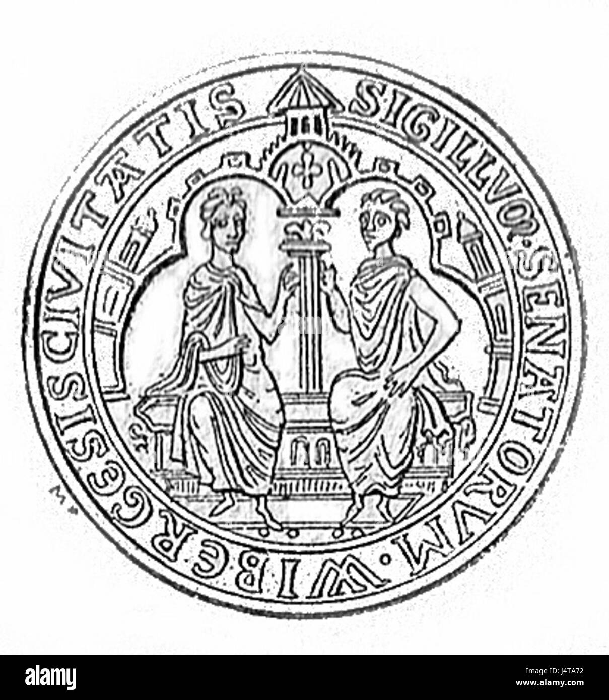 Viborg Segl Stockfoto