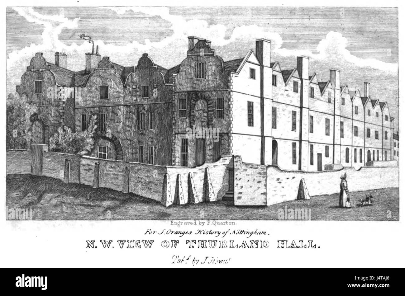 Thurland Halle Stockfoto