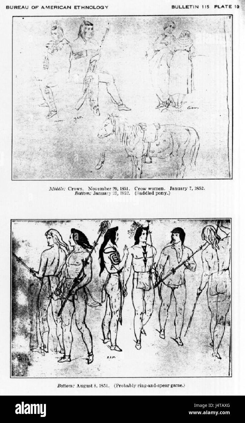 Die kurz Sketchbook Plate 10 ist Teil einer Reihe von Illustrationen, die vom Künstler geschaffen wurden und komplizierte Details verschiedener Szenen zeigen, die sich wahrscheinlich auf kulturelle oder historische Themen konzentrieren, wobei der Schwerpunkt auf Skizziertechnik und künstlerischer Interpretation liegt. Stockfoto