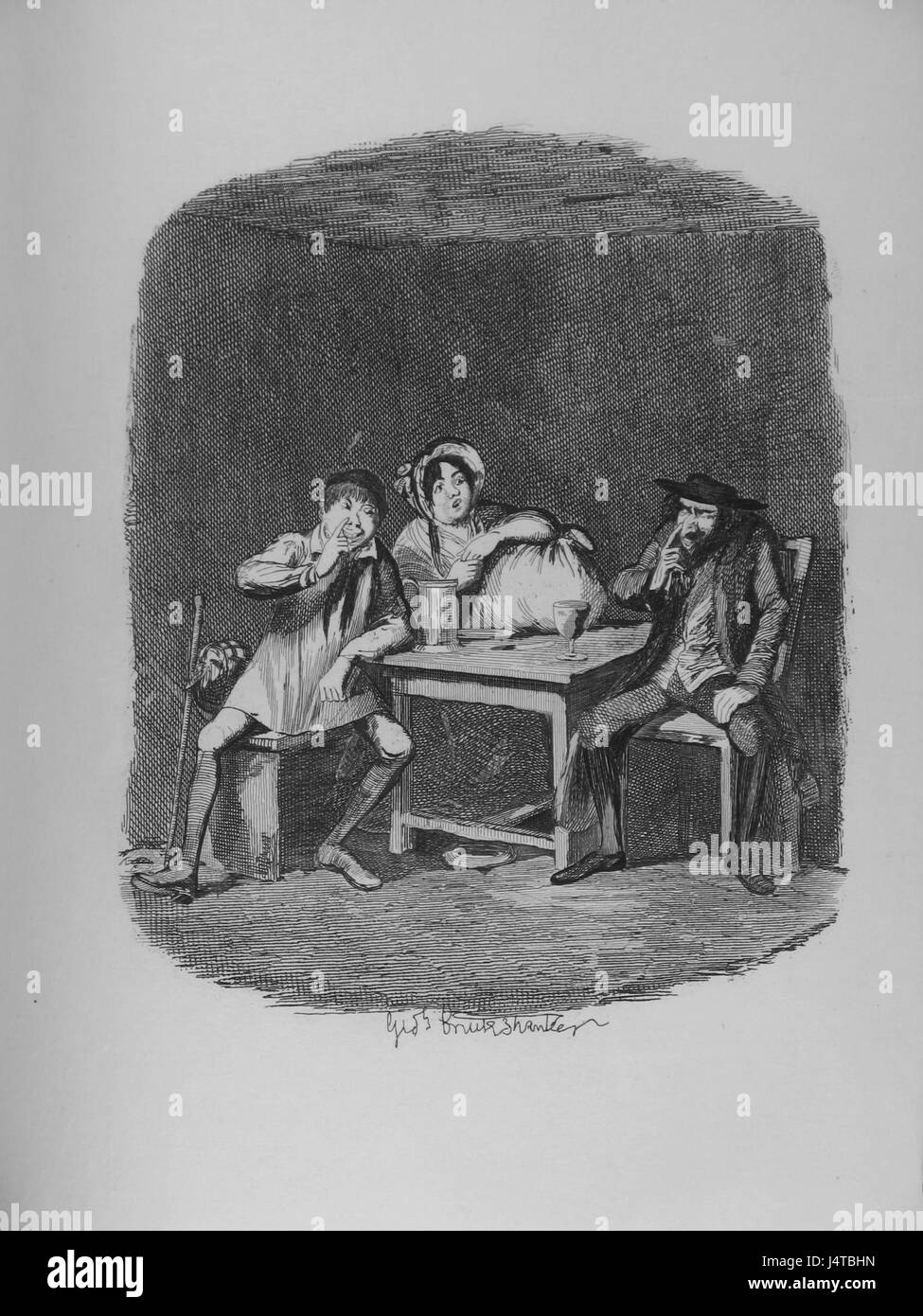 Die Schriften von Charles Dickens v4 p342 (Stich) Stockfoto