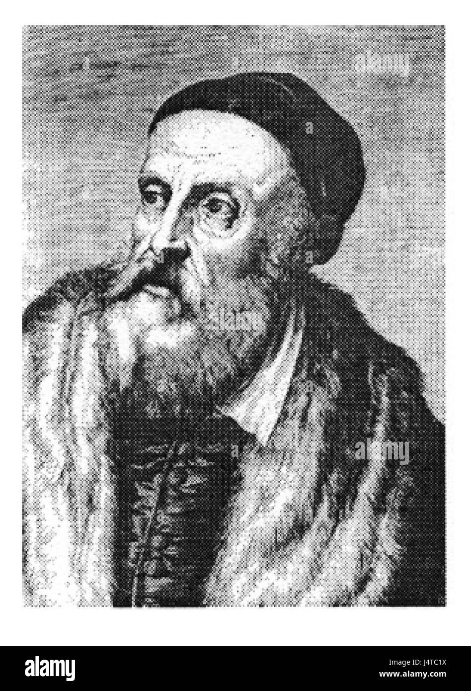 Tizian Selbstbildnis (Carracci) Stockfoto Tizian Selbstbildnis (Carracci) Stockfoto
