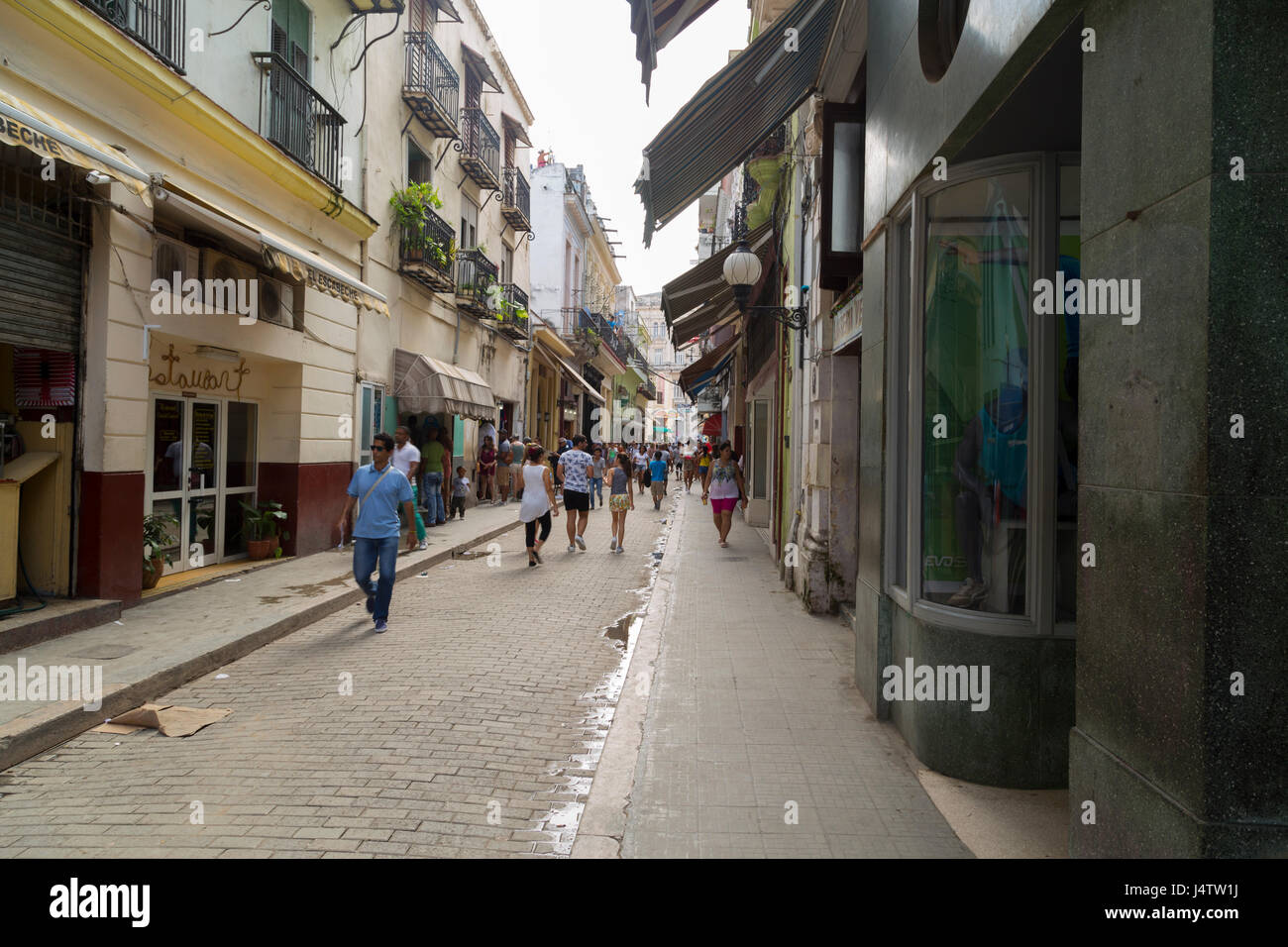 Blick auf die Altstadt Havanna, Kuba Stockfoto