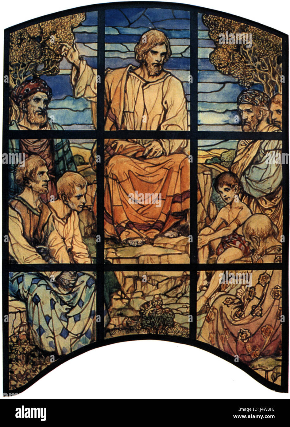 Yelin predigtchristi1909 Stockfoto