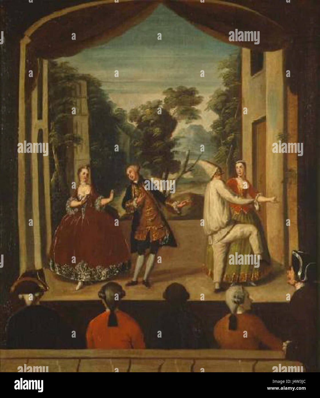 Theaterszene Stockfoto