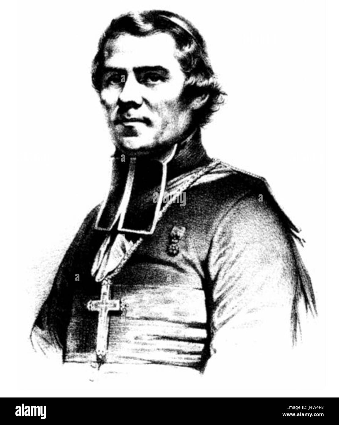 Thomas Gousset war ein bemerkenswertes Individuum, möglicherweise ein Künstler, Handwerker oder Historiker, der während seiner Zeit Beiträge zu einem bestimmten Gebiet leistete. Stockfoto