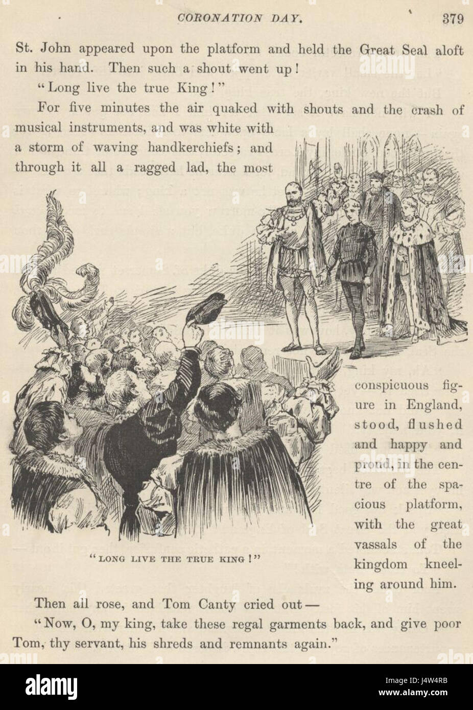 Der Prinz und der Bettelknabe 32 379 Stockfoto